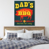 Papa's koken canvas afdruk (Insitu (Slaapkamer))