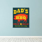 Papa's koken canvas afdruk (Insitu (Houten vloer))