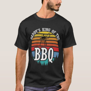 Papa's koning van de Bbq Funny BBQ Grilling Gift T-shirt