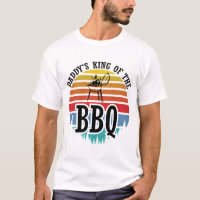 Papa's koning van de Bbq Funny BBQ Grilling Gift