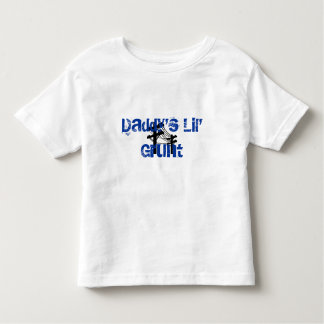 Papa's Lil' Grunt-Lineboy Toddler-BLUE Kinder Shirts