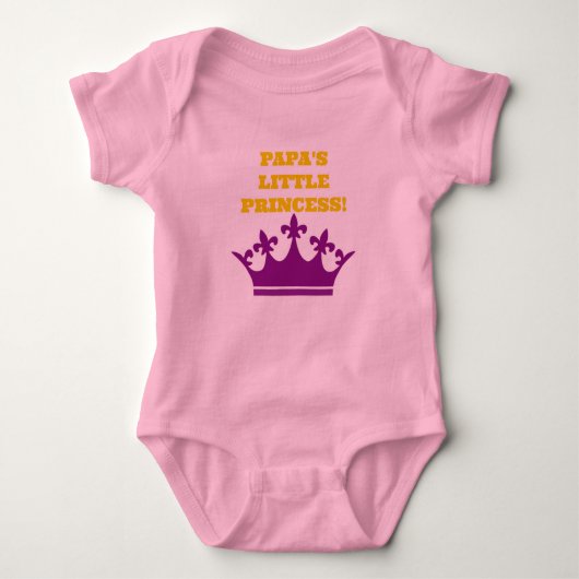 Papa's Lil Princess Romper (Voorkant)