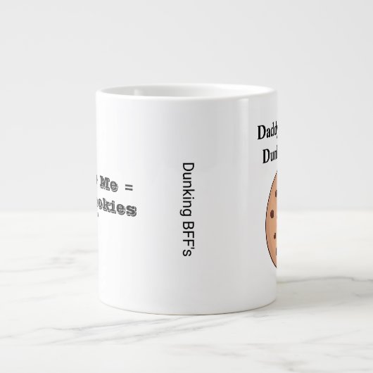 Papa's linkerhand - Melk in koekjes Mok 20 oz (Voorkant)