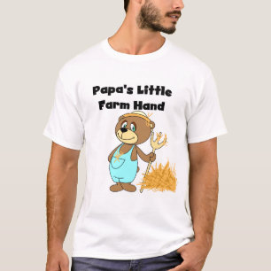 Papa's Little Boerderij Hand Tshirts and Gifts