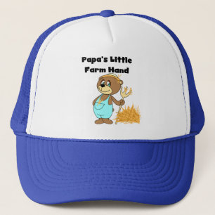 Papa's Little Boerderij Hand Tshirts and Gifts Trucker Pet