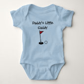 "Papa's Little Caddy" Baby Bodysuit (Voorkant)