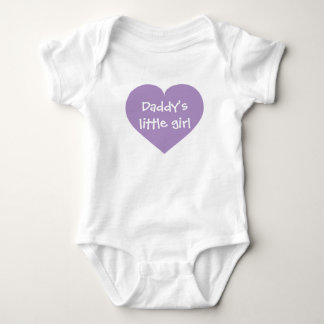 Papa's Little Girl lavendelhart Romper