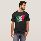 Papa's Little Meatball Grappige Italiaanse grap It T-shirt (Voorkant volledig)