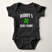 Papa's Lucky Charm Baby St. Patricks day shirt (Voorkant)