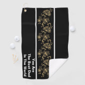 Papa's Lucky Charm: Beste pa Golf Towel Golfhanddoek (Insitu)