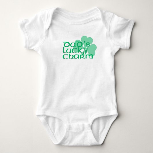 Papa's Lucky Charm Romper (Voorkant)