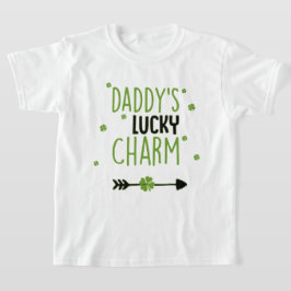Papa's Lucky Charm St Patricks Day Design T-shirt