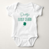 Papa's Lucky Charm | Stortstaardag van Patrick Romper (Voorkant)