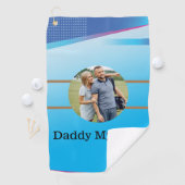 Papa's Lucky Towel: Beste pa Golf Towel Golfhanddoek (Insitu)