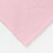 Papa's meisje Blush roze hart gepersonaliseerd Fleece Deken (Hoek)