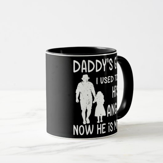 Papa's meisje dat ik vroeger z'n engel was. mok (Voorkant rechts)