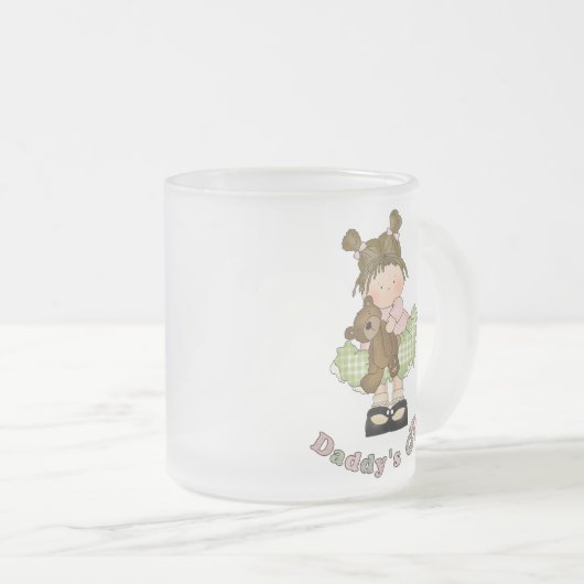 Papa's Meisje Frosted Mok (Voorkant rechts)