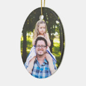 Papa's Meisje Kerstfoto Ornament Keepsake (Links)