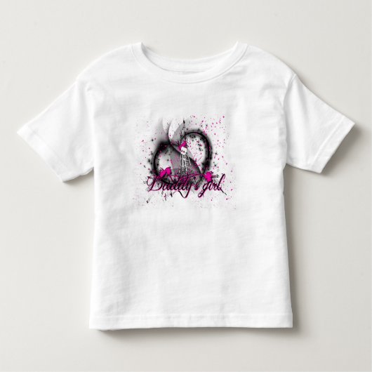 Papa's meisje kinder shirts (Voorkant)
