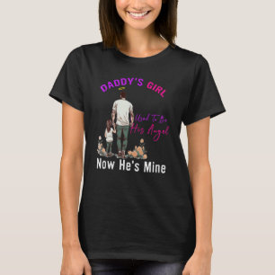 Papa's Meisje Mijn Papa Is Mijn Beschermer Engel K T-shirt