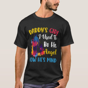 Papa's Meisje Mijn Papa Is Mijn Beschermer Engel K T-shirt