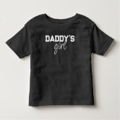 Papa's meisje of jongen eenvoudig vader-kind match kinder shirts (Voorkant)