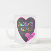 Papa's Meisje T Shirten, Mokken, Kussens, Briefpap Matglas Koffiemok (Links)