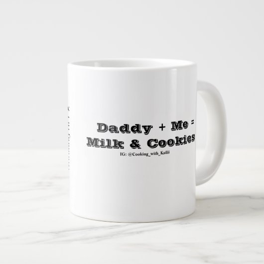 Papa's - Melk in Cookies Mok 20 oz (Voorkant rechts)