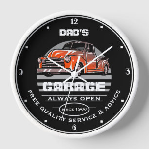 Papa's of elke naam garage altijd open slogan truc