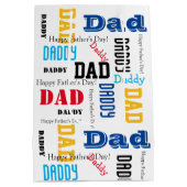 Papa's Papa Fête des pères Cadeau Sac cadeau Color (Dos)