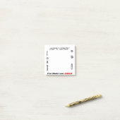 Papa's post-it notities post-it® notes (Op bureau)