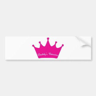 Papa's prinses bumpersticker