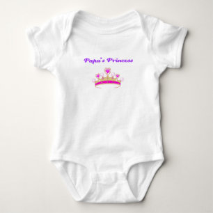 Papa's prinses gepersonaliseerd romper