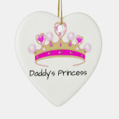Papa's prinses keramisch ornament (Rechts)