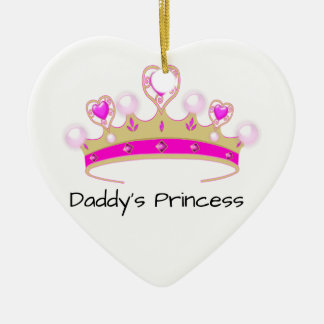 Papa's prinses keramisch ornament