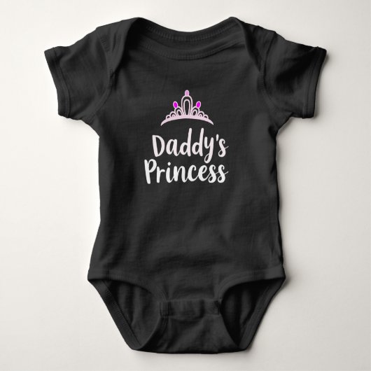 "Papa's Prinses" Schattig Romper (Voorkant)
