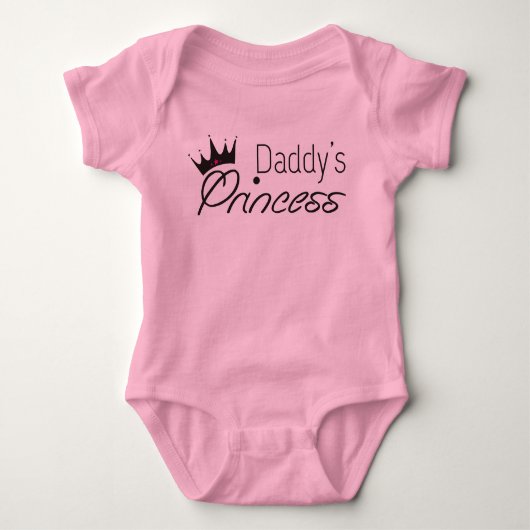 Papa's Prinses Sleepsuit Romper (Voorkant)