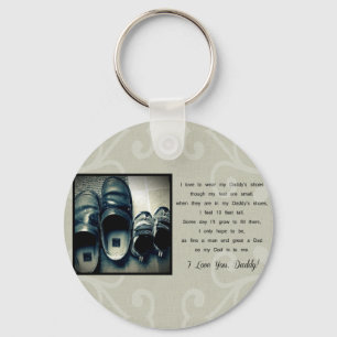 Papa's schoenen sleutelhanger