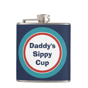 Papa's Sippy Cup - Hip Flask Retro Colors Heupfles