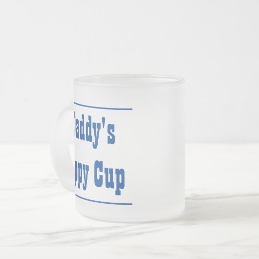 Papa's Sippy Cup Mok van glas (Voorkant links)