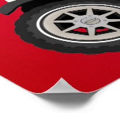 Papa's Sportauto Golf Cart Print Poster (Hoek)