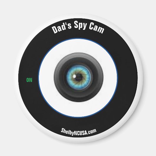 Papa's Spy Cam Koelkast Magneet (Voorkant)