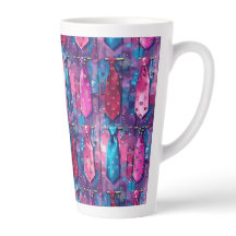 Papa's stropdascollectie grote keramische Latte-mo