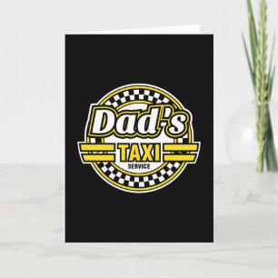 Papa's Taxi Service - Gift for Dad Feestdagen Kaart