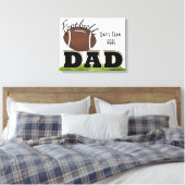 Papa's Team Wrapped Canvas Afdruk (Insitu (Slaapkamer))