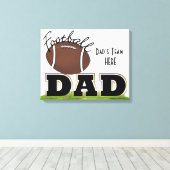 Papa's Team Wrapped Canvas Afdruk (Insitu (Houten vloer))