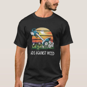Papa's Tegen Onkruid Grappige Verzorging Van Gazon T-shirt