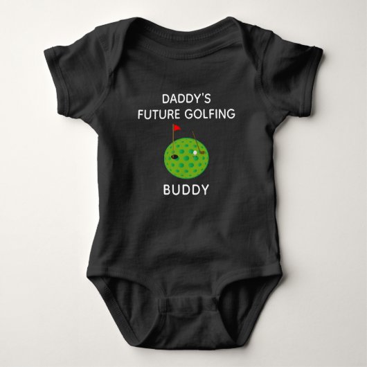 Papa's Toekomstige Golfboeddy Romper (Voorkant)