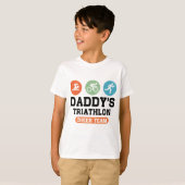 Papa's Triathlon-team T-shirt (Voorkant volledig)