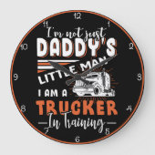 Papa's trucker in opleiding grote klok (Voorkant)